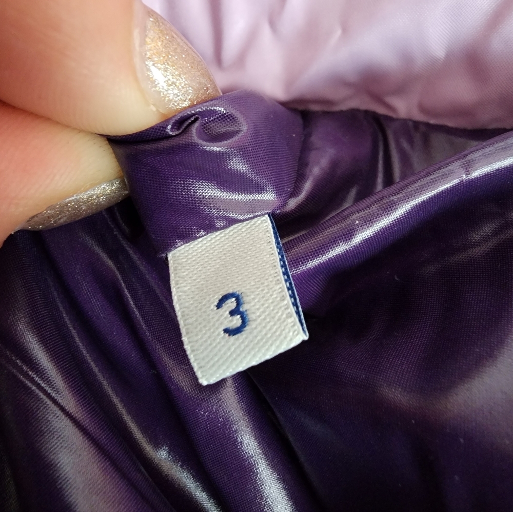 Moncler Lavender & Mint Colorblock Puffer Jacket with Hood - Picture 4 of 16